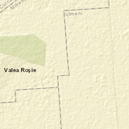 Valea Roșie Street Map