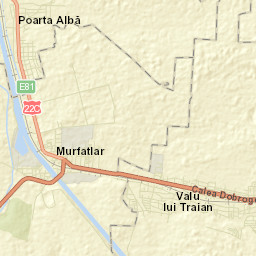 Comuna Valu lui Traian Street Map