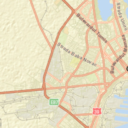 Constanţa Street Map