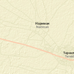 Terekli-Mekteb Street Map