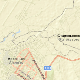 Arsen’yev Street Map