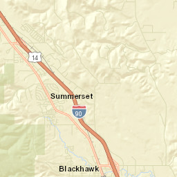 7798 Shadowland Rd Black Hawk SD Street Map