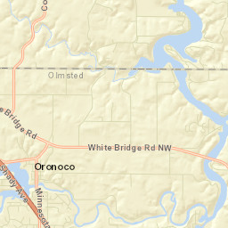 Oronoco Street Map