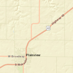 Plainview Street Map