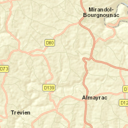 Mirandol-Bourgnounac Street Map