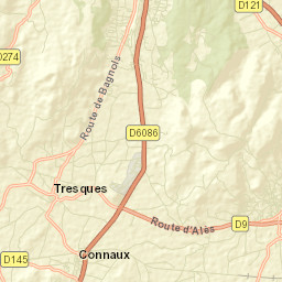 Tresques Street Map