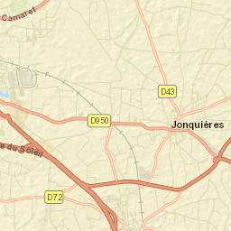 Courthézon Street Map