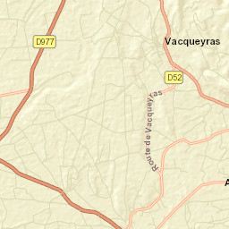 Vacqueyras Street Map