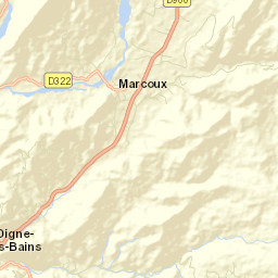 Alpes-de-Haute-Provence Street Map
