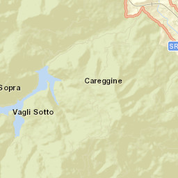 Careggine Street Map