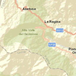 Abetone Street Map