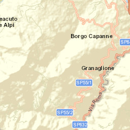 Molino del Pallone Street Map