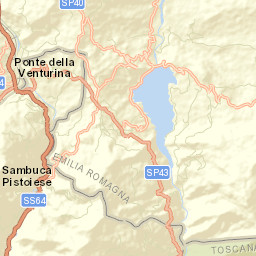 Sambuca Pistoiese Street Map