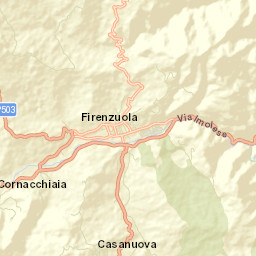 Firenzuola Street Map