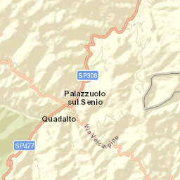 Palazzuolo sul Senio Street Map