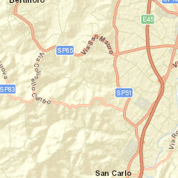 Bertinoro Street Map