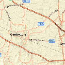 Gambettola Street Map