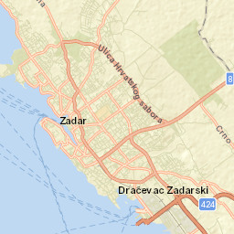 Zadar Street Map