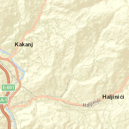 Kakanj Street Map