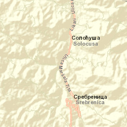 Srebrenica Street Map
