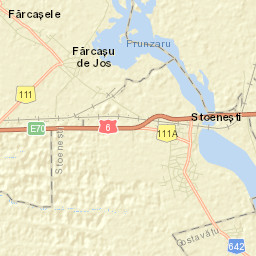 Comuna Stoeneşti Street Map