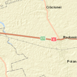 Crăciunei Street Map