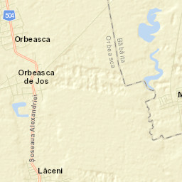 Comuna Orbeasca Street Map