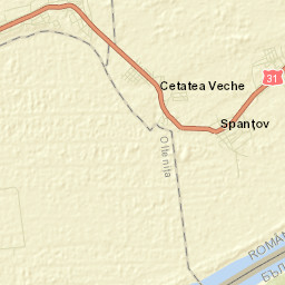 Comuna Spanţov Street Map