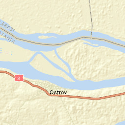 Ostrov Street Map