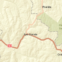 Comuna Ion Corvin Street Map