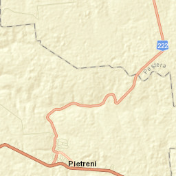 Pietreni Street Map