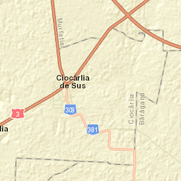 Ciocârlia de Sus Street Map