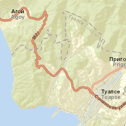 Tuapse Street Map