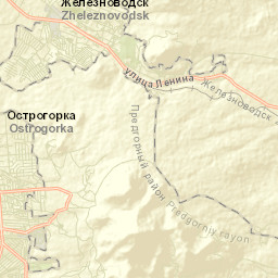 Zheleznovodsk Street Map