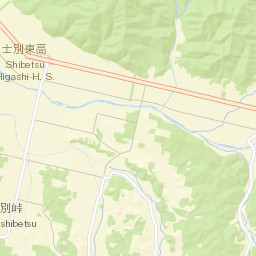 Shibetsu Shi Street Map