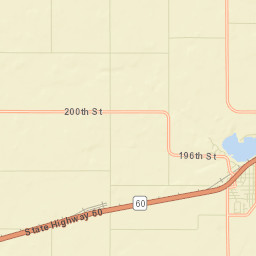 Lake Crystal Street Map