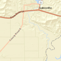 Galesville Street Map