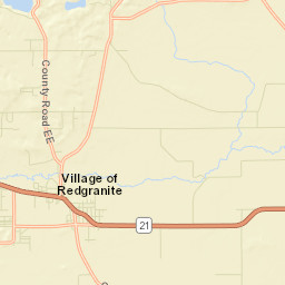 Redgranite Street Map