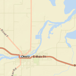 Omro Street Map