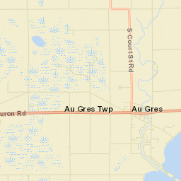 Arenac County Street Map