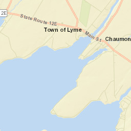 Three Mile Bay New York Street Map