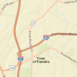 Noseville New York Street Map