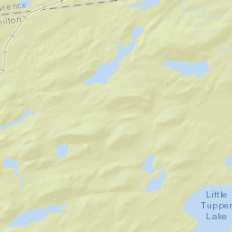 Sabattis New York Street Map