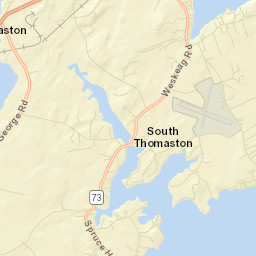 South Thomaston Street Map