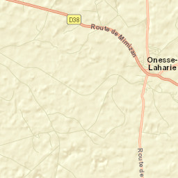 Onesse-Laharie Street Map