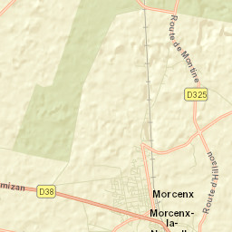 Morcenx Street Map