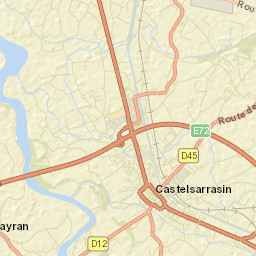 Castelsarrasin Street Map