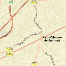 Saint-Etienne-de-Tulmont Street Map