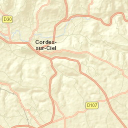 Cordes-sur-Ciel Street Map