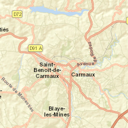 Saint-Benoît-de-Carmaux Street Map